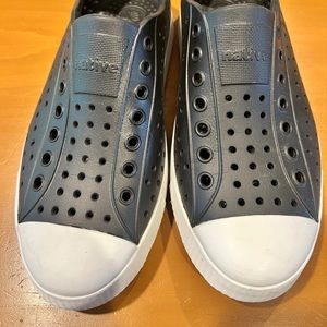 Native Black Plastic Sneakers W8/M6